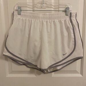 White Nike Dri-Fit Shorts